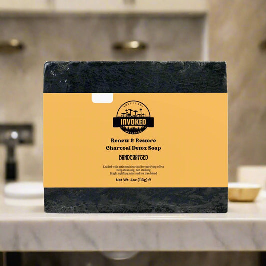 Renew & Restore Charcoal Detox Soap – Purity in Every Lather